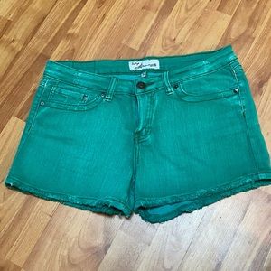 EUC size 11 shorts by Vintage Havana. Green.